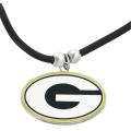 Silvertone Green Bay Packers Necklace