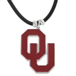 Silvertone Oklahoma Sooners Necklace
