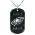 Silvertone Philadelphia Eagles Tag Necklace