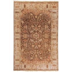 Hand-knotted Corsham Semi-worsted New Zealand Wool Rug (9' x 13')