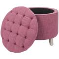 Rose Reims Rose Storage Ottoman