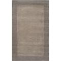 Hand-crafted Grey Tone-On-Tone Bordered Driffield Wool Rug (12' x 15')