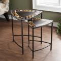 Miramar 2-piece Indoor/ Outdoor Earthtone Nesting Tables