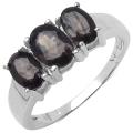 Sterling Silver Smokey Quartz Ring