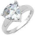 Sterling Silver Genuine Crystal Quartz Ring