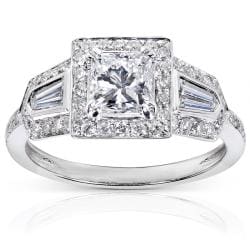 14k White Gold 1 3/5ct TDW Diamond Engagement Ring (E-F, I1-I2)