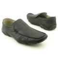 Robert Wayne Mens Black Note Loafers