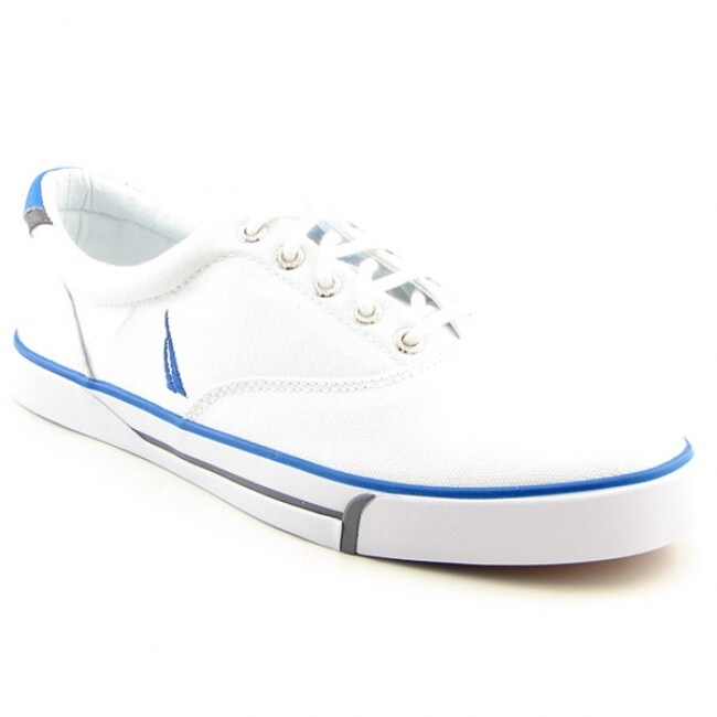 nautica white canvas shoes