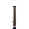 Large Blue Nyjer Tube Bird Feeder