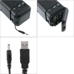 AccStation Black Foldable Multimedia Speaker
