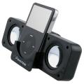 AccStation Black Foldable Multimedia Speaker
