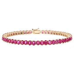 Dyach 14k Yellow Gold Thai Ruby Bracelet