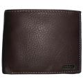 Fossil Men's Brown Leather Passcase Bi-fold Wallet
