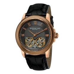 stuhrling mens skeleton watch