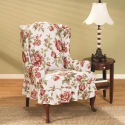 Sure Fite Stretch Olivia Wing Chair Slipcover