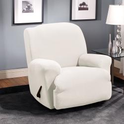 Sure Fit Stretch Stone Recliner Slipcover