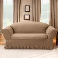 Sure Fit Colette Loveseat Slipcover in Cocoa