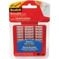 3M Scotch Clear Reusable Lightweight Mounting Strips (Pack of 6)