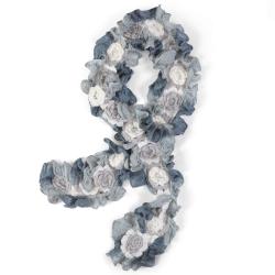 Journee Collection Women's Flower Detail Crochet Scarf