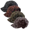 Adi Designs Women's Flower Accent Woven Military Cap