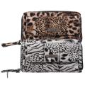 Kenneth Cole Reaction Women's Animal Print Zipper Clutch Wallet