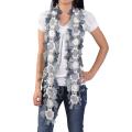 Journee Collection Women's Flower Detail Crochet Scarf
