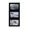 Mellanco 3-Photo Black Wedge Frame