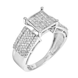 10k White Gold 2/3ct TDW White Diamond Ring (H, I1-I2)