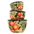 Casa Cortes Barcelona Collection Hand-Painted Serving Bowl Set (3 Pieces)
