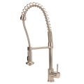 Fontaine Tall Commercial Spring Brushed Nickel Faucet