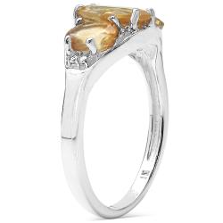 Sterling Silver Genuine Citrine Ring (2 1/10ct TGW)