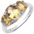 Sterling Silver Genuine Citrine Ring (2 1/10ct TGW)