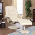 Keystone 360-degree Taupe Recliner and Ottoman