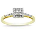 10k Yellow Gold 1/5ct TDW Diamond Ring (G-H, I2-I3)