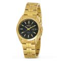 Seiko Men's Stainless Steel Goldtone Kinetic Watch