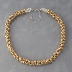 Goldtone Crystal Necklace (Philippines)