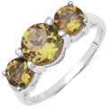 Sterling Silver Champagne Quartz Ring