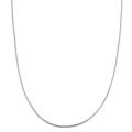 Rhodiumplated Sterling Silver Diamond-cut Snake Chain