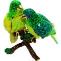 Objet d'Art 'Parakeet Pals' Two Birds in a Tree Trinket Box