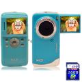 SVP Turquoise High Definitop Digital Camcorder with 16GB SD Card