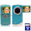 SVP Turquoise High Definiton Digital Camcorder with 8GB SD Card