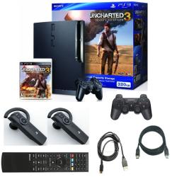 Sony Playstation 3 320 GB Uncharted 3 upgraded technology bundle