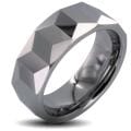 Tungsten Carbide Prism Design Ring
