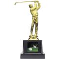 TAO F132 Male Golfer Digital Photo Trophy