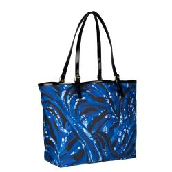 Emilio Pucci Blue Multicolored Tote
