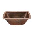 Rectangle Oil Rubbed Bronze Copper Undercounter Bar Sink
