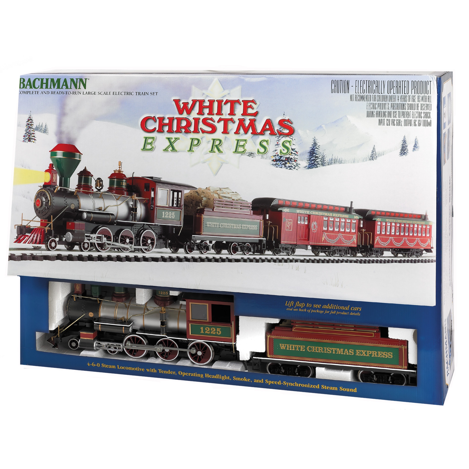 Bachmann G Scale White Christmas Train Set - Overstock™ Shopping 