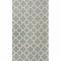 Handmade Luna Moroccan Trellis Light Blue Wool Rug (5' x 8')
