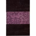 Handmade Luna Remington Plum Rug (5' x 8')