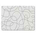 Dasco Charade White Rectangle Place Mat (Set of 4)